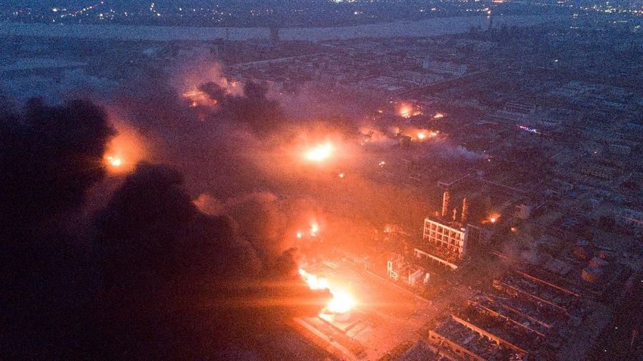 Korban tewas dalam ledakan di sebuah pabrik kimia di Cina bagian timur telah meningkat menjadi 47 Orang