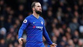 Chelsea dikabarkan Marca tidak akan mempermanenkan kontrak Gonzalo Higuain. Dengan demikian Higuain akan kembali ke Juventus usai musim ini berakhir. (REUTERS/Eddie Keogh)