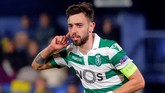 Jika Ander Herrera hengkang ke PSG, Manchester United dikabarkan sudah menjadikan kapten Sporting Lisbon Bruno Fernandes sebagai kandidat pemain pengganti. (REUTERS/Heino Kalis)