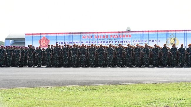 TNI Terjunkan 15 Ribu Personel Amankan Pemilu di Jakarta