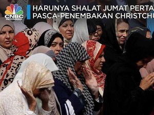 Penuh Haru, Ini Jumatan Pertama Setelah Penembakan di Masjid