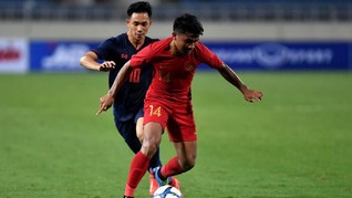 Timnas Indonesia U-23 Unggul 1-0 Atas Iran di Babak Pertama