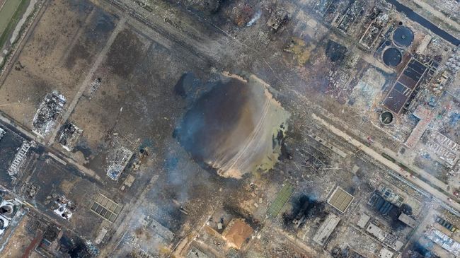 Kebocoran Gas Picu Ledakan di Pabrik Plastik di China