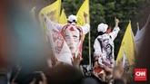 Rapat umum atau kampanye terbuka Pilpres 2019 dimulai hari ini, Minggu (24/3). (CNN Indonesia/Andry Novelino)