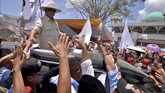 Komisi Pemilihan Umum (KPU) menetapkan jadwal kampanye rapat umum atau terbuka selama 24 Maret hingga 13 April. Setelah itu, masa tenang berlangsung hingga hari pencoblosan pada 17 April. ANTARA FOTO/Adwit B Pramono