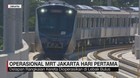 Operasional MRT Jakarta Hari Pertama