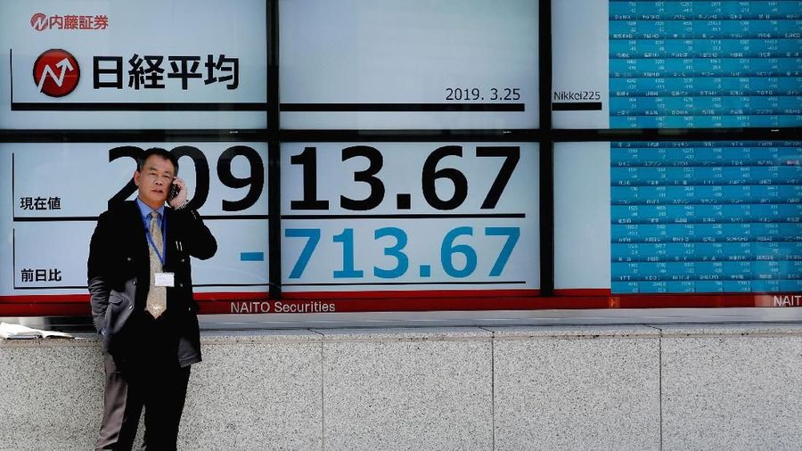 Bursa Tokyo dibuka di zona merah pada perdagangan, Rabu (3/7/2019).
