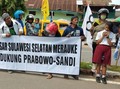 Perantau Sulsel Gelar Aksi Dukung Prabowo-Sandi di Merauke