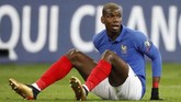 Paul Pogba dikabarkan AS berniat hengkang dari Manchester United untuk bermain di Spanyol atau Italia. (REUTERS/Charles Platiau)