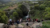 Di Dataran Tinggi Golan juga terdapat sejumlah tempat wisata dan peninggalan arkeologi penduduk Yahudi di masa lalu. (REUTERS/Ammar Awad)