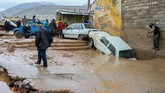 Pemerintah Iran belum mendata kerugian materil akibat banjir bandang. (Tasnim News Agency/via REUTERS)