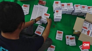 KPU Mamuju Temukan 1.533 Surat Suara Pemilu Rusak