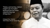 WakiL ketua Dewan Syuro PKS Hidayat Nur Wahid.