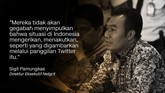 Direktur Netgrit Sigit Pamungkas.
