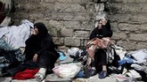 Militer Israel juga menuturkan pesawat tempur mereka telah meluncurkan serangan ke sejumlah basis Hamas di Gaza. (REUTERS/Mohammed Salem)