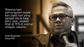 Ketua KPU Arief Budiman.