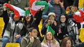 Suasana di Stadion Ennio Tardini, Parma, Selasa (26/3) malam waktu setempat, jelang laga Grup J Kualifikasi Piala Eropa 2020 antara timnas Italia vs Liechtenstein.(REUTERS/Jennifer Lorenzini)