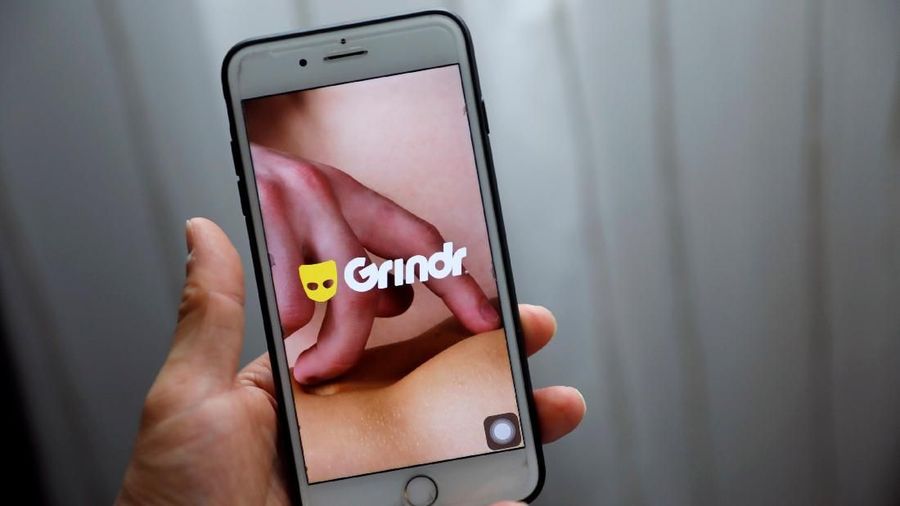 Grindr app is seen on a mobile phone in this photo illustration taken in Shanghai, China March 28, 2019. REUTERS/Aly Song/Illustration