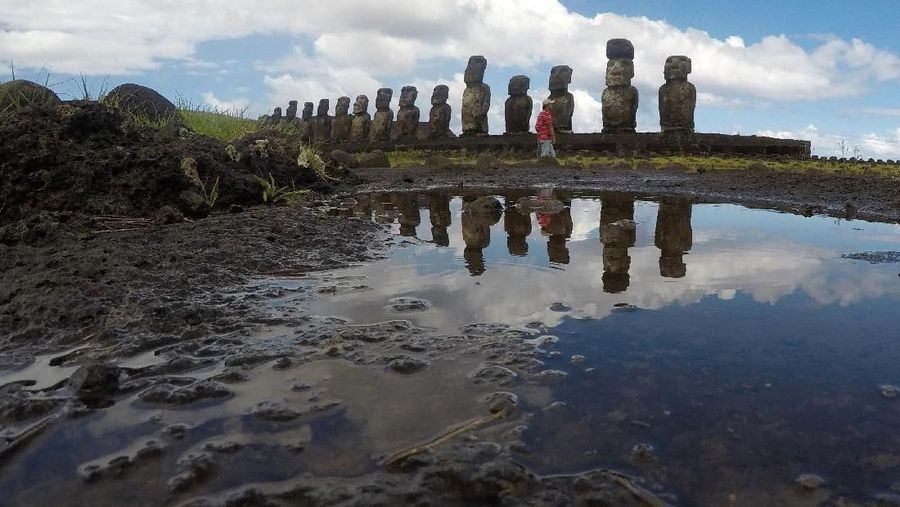 Perubahan Iklim Di Pulau Paskah dan dipenuhi oleh sampah plastik
