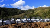 Lokasi pemakaman massal adalah Tempat Pemakaman Umum Kampung Harapan, Sentani, Jayapura, Papua. (ANTARA FOTO/Gusti Tanati/wpa/hp)