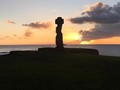 FOTO: Menyelamatkan Patung Moai dari 'Panu' nan Menghancurkan
