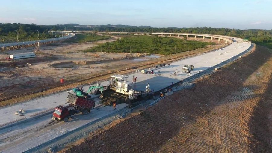 Jalan tol sepanjang 99,35 km di Kalimantan Timur akan segera beroperasi.