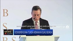 ECB Berencana Tunda Kenaikan Suku Bunga