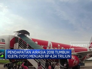 AirAsia Rugi Hampir Rp 1 Triliun di 2018