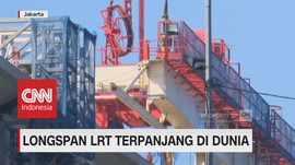 Proyek LRT Dapat Rekor Longspan Terpanjang di Dunia