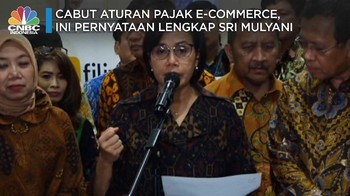 Ini Pernyataan Sri Mulyani Batalkan Aturan Pajak e-Commerce