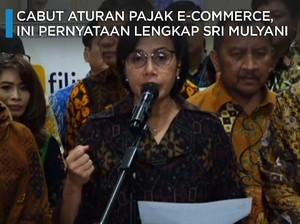 Ini Pernyataan Sri Mulyani Batalkan Aturan Pajak e-Commerce