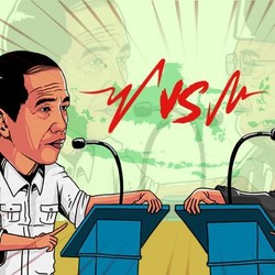 Real Count KPU: Jokowi Makin Jauh Tinggalkan Prabowo
