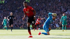 Rashford Bawa Man United Unggul 1-0 atas Watford di Babak I
