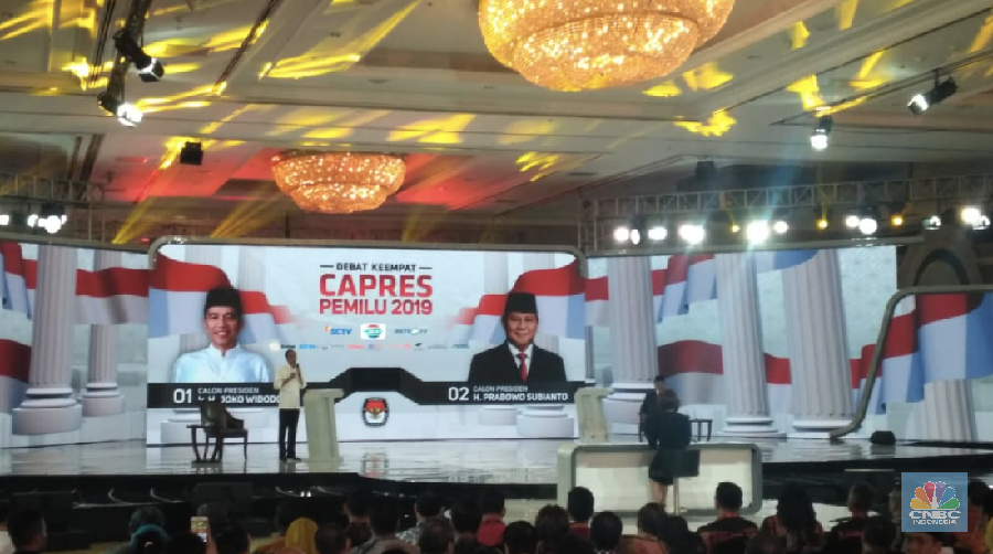 Debat kelima atau debat pamungkas capres dan cawapres Pemilu 2019 akan berlangsung nanti malam (13/4/2019) di Hotel Sultan, Jakarta.