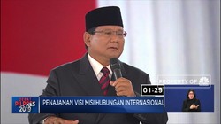 Prabowo: Diplomasi Kalau Hanya Jadi Nice Guy, Yah Gitu Aja