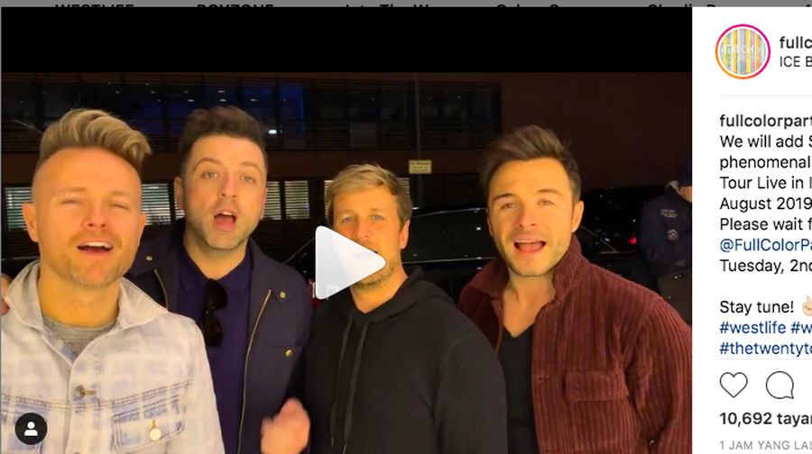 Kehabisan tiket? Tenang, jadwal konser Westlife di Jakarta ditambah jadi 2 hari!