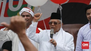 Video 'Habisi Ahok' Viral, Ma'ruf Yakin Ahokers Tetap Jokowi