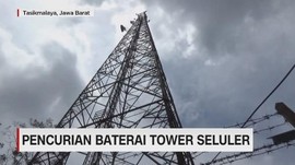 VIDEO: Pencurian Baterai Tower di Tasikmalaya