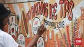Pemilu 2019 dinilai lebih terpusat menyoroti persaingan kontestasi pilpres yang kembali mempertemukan Jokowi dan Prabowo. CNN Indonesia/Andry Novelino