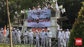 Apel Siaga 313, Massa Tolak Kecurangan Pemilu di Kantor KPU