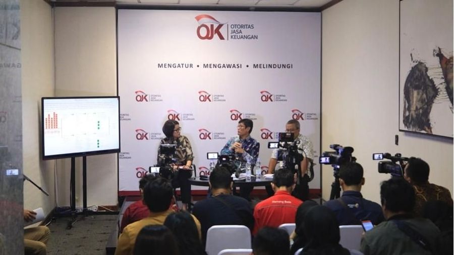 Kinerja intermediasi lembaga jasa keuangan melanjutkan tren perbaikan pada Februari 2019.