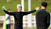 Performa Ben Chilwell bersama Leicester City disebut Sun memantik ketertarikan Atletico Madrid dan Barcelona. (Action Images via Reuters/Lee Smith)