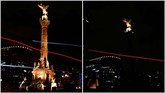 Momen mematikan lampu selama satu jam sebagai salah satu usaha mencegah bumi dari perubahan iklim dan kerusakan lingkungan digelar lagi pada tahun ini, tepatnya pada Sabtu (30/3) malam. (REUTERS/Edgard Garrido)