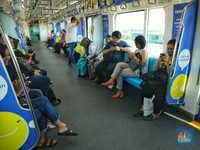 Banyak Kendala di Hari Pertama Operasional MRT Jakarta