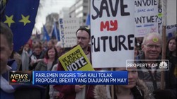 Parlemen Inggris Kembali Menolak Proposal Brexit