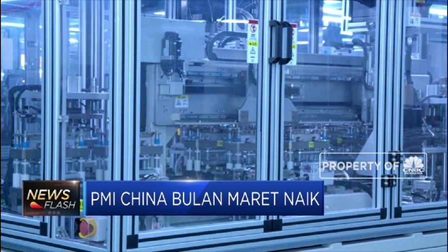 PMI China Bulan Maret Naik (CNBC Indonesia TV)