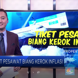 Tiket Pesawat Biang Kerok Inflasi