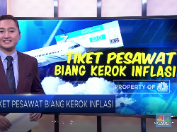 Tiket Pesawat Biang Kerok Inflasi