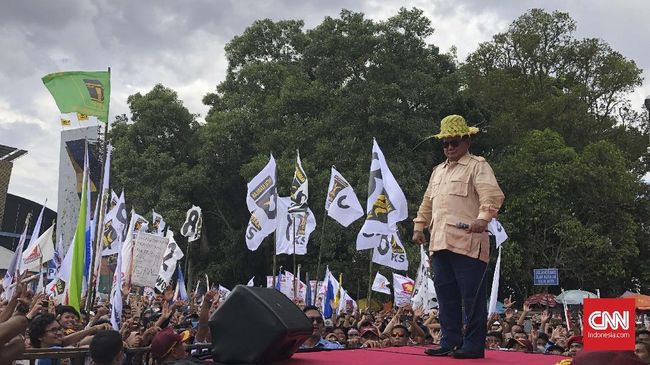 Prabowo: Kalian Semua Dianggap Bodoh oleh Elite