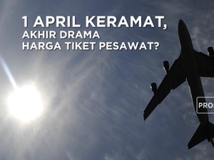 1 April, Akhir Drama Tarif Tiket Pesawat